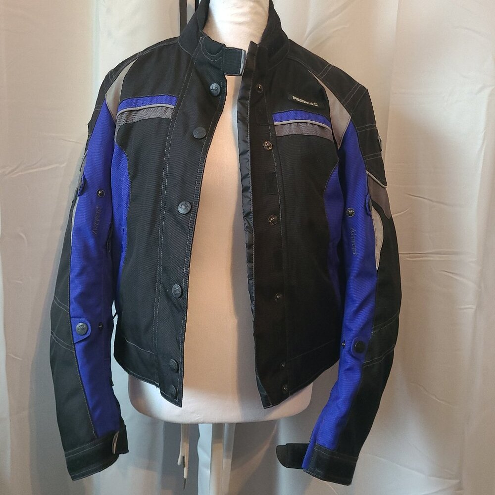 Woman's Motorcycle Jacket Probiker Zipper Lining rash guards size 38